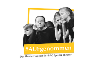 Logo Podcast #Aufgenommen
